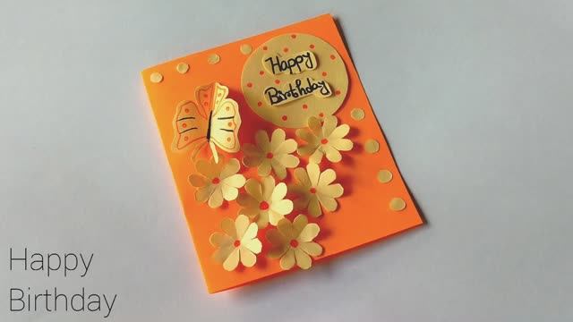 Яркая открытка на 8 марта, день рождения Маме! Бабушке! Поделки своими руками! смотреть онлайн