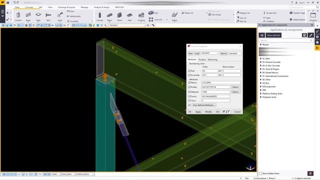 Tekla Structures Steel Detailing | Part 7 смотреть онлайн