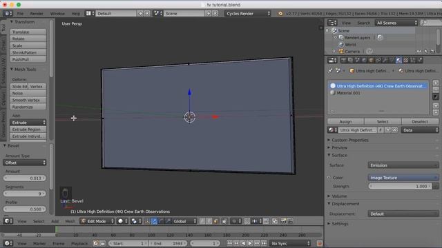 [2.79] 4K TV With Video And Sound Blender Tutorial (Cycles) смотреть онлайн