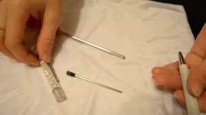 Как сменить стержень у ручки Swarovski Способ 2