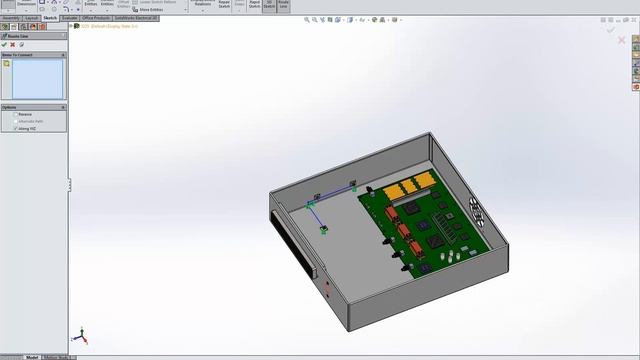 SOLIDWORKS Electrical 3D – Creating Routing Paths смотреть онлайн