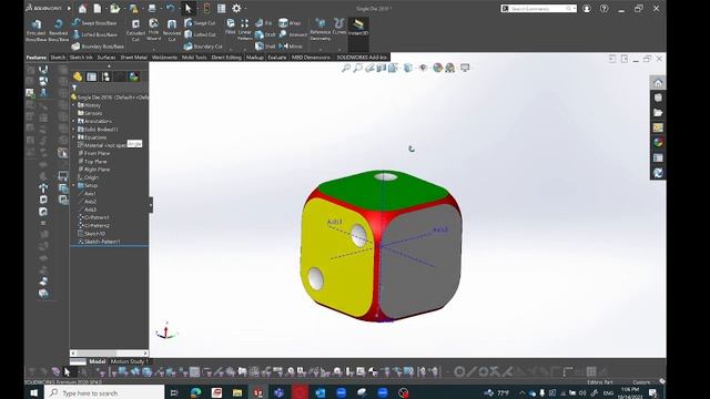Single die - Matrices Solidworks смотреть онлайн
