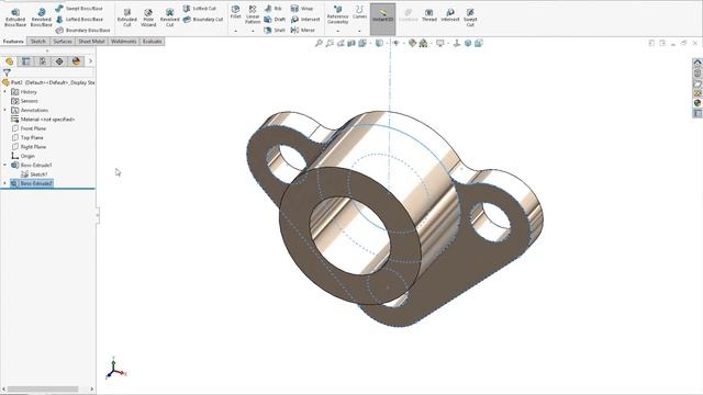 SolidWorks Exercise 8 | SolidWorks Tutorial for Absolute Beginners | SolidCad смотреть онлайн