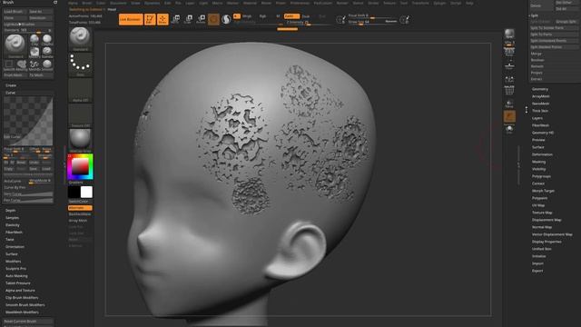077 ZBrush 2021.6 - Mask Mesh SPLAT!! смотреть онлайн