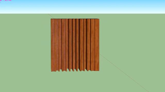 Sketchup - QRD 1D Diffuser / Schroeder / Quadratic Residue Diffuser смотреть онлайн