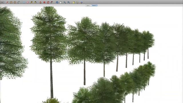 SketchUp 3D Trees смотреть онлайн