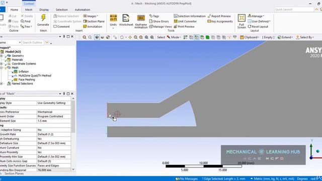 #5_Ansys Mesh Quality and Advance Topics 1 смотреть онлайн