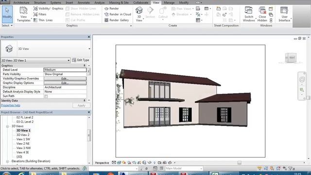 Revit House 15 Camera Views смотреть онлайн