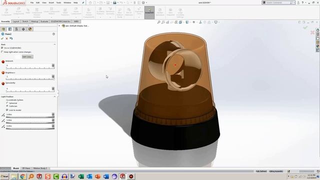 Appendix A: Adding a Point Light in PHOTOVIEW 360 - SOLIDWORKS - Siren - #CADModelOfTheDay смотреть онлайн