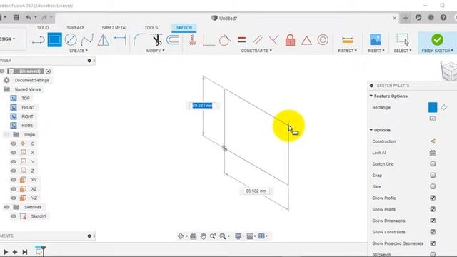 Fusion 360 Basic 1 - Zoom Pan Orbit Create Basic Sketch and Extrude смотреть онлайн