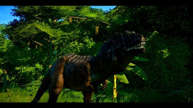 T Rex confronts Woolly Rhino | Jurassic World Evolution смотреть онлайн