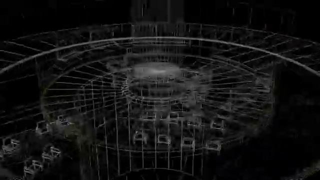 3D turnaround - INTERIOR Level 2 (Wireframe) смотреть онлайн
