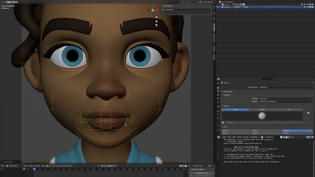 Blender Tutorial 39 - Visemes and Pose assets for lip sync смотреть онлайн