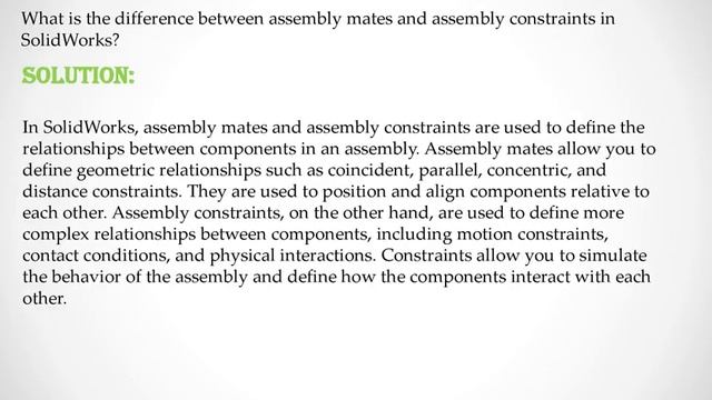 SolidWorks Assignment Help. смотреть онлайн
