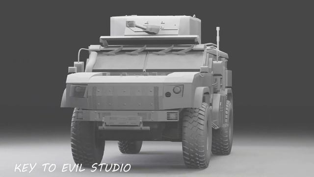 Free Armored Vehicle 3D Asset. Made In Blender. Already UV Unwrapped смотреть онлайн