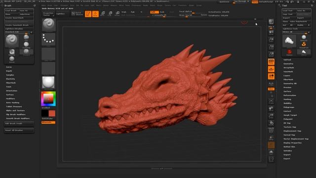 Zbrush Dragon by Pol Sànchez смотреть онлайн