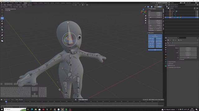 Blender: rigify: añadir huesos смотреть онлайн