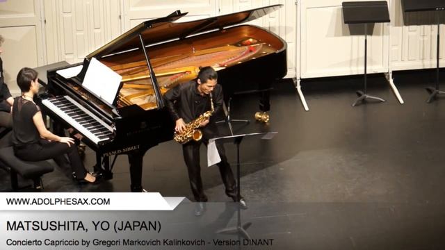 Dinant 2014 - Matsushita, Yo - Concerto Capriccio by Gregori Markovich Kalinkovich смотреть онлайн