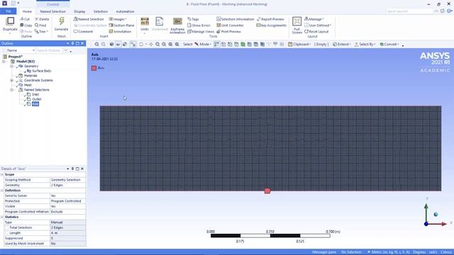 Ansys Fluent: Fluid Flow Through Pipe 2D Axisymmetric #simulation #FluidFlow #AxisymmetricModel смотреть онлайн