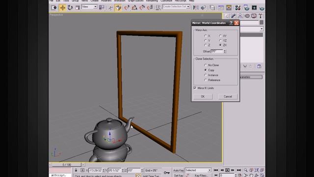Mirror Object in 3d Max #3dmaxtutorial #beginner #3dmodeling #modelingtips #3dsmax смотреть онлайн