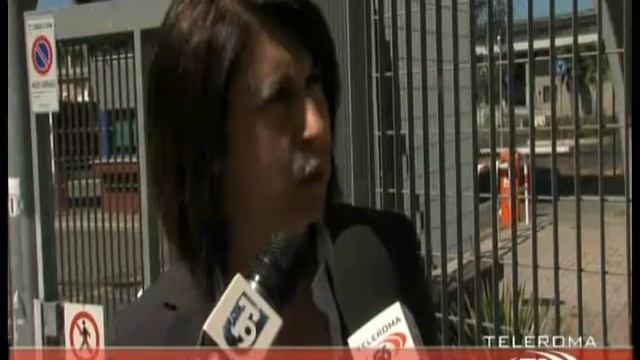 Dentro Il Compattatore AMA Di Via Salaria