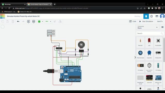 SIMULASI KONTROL POSISI MOTOR DC - ENCODER MENGGUNAKAN PID (TINKERCAD) смотреть онлайн