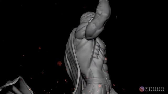 Superman Statue - Fan Art (Zbrush) смотреть онлайн
