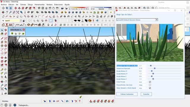 3D Tree Maker - Plugin Sketchup 2015 смотреть онлайн