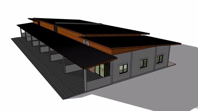 ทาวน์เฮ้าส์ ทาวน์โฮม ( NO. 49) by : แบบบ้าน 3D SketchUp смотреть онлайн