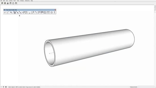 SketchUp Extension: Pipes Tubes Profiles 2020 - key functions смотреть онлайн