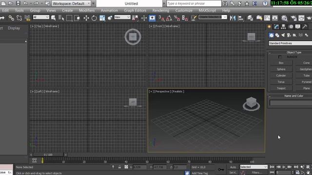 3ds Max 2015 MassFX toolbar ekleme. смотреть онлайн