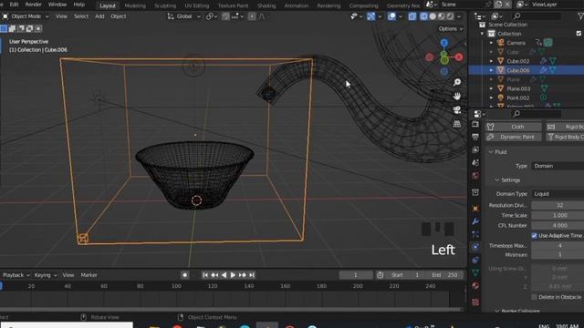 Fluid simulation in blender too easy way || blender tutorial смотреть онлайн
