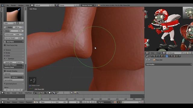 Plants vs Zombies in Blender смотреть онлайн