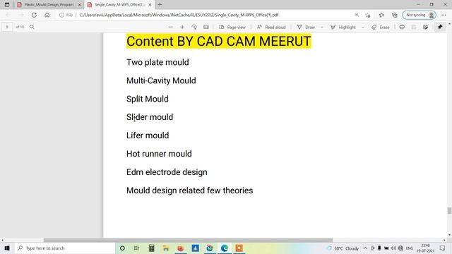 #NX MOULD DESIGN ONLINE COURSE смотреть онлайн