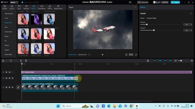 CapCut Tutorial On PC! How To Apply Camera Shake Effect To Overlays Only In CapCut PC?
