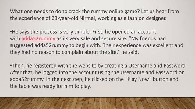 Know the smart ways to crack online rummy game смотреть онлайн