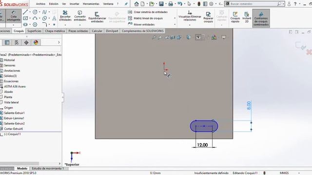 Extruir corte SOLIDWORKS 2018 смотреть онлайн