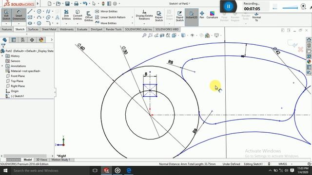 #Solidworks tutorials| for Beginners 06 смотреть онлайн