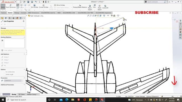 How To Design Dassault Falcon 20 Model With SolidWorks Software смотреть онлайн