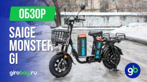 SAIGE MONSTER GI - электровелосипед с ДВУМЯ аккумуляторами