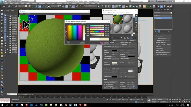 3ds Max Vray Realistic GRASS With Vray Fur And Material смотреть онлайн