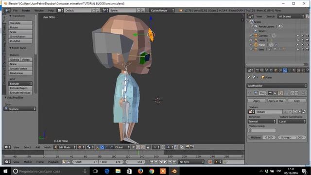 Blood tutorial Blender смотреть онлайн