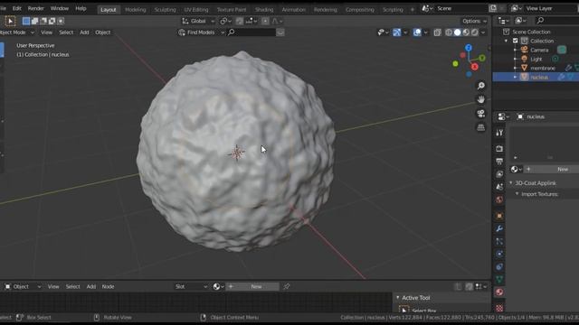 How to make a cell on blender смотреть онлайн