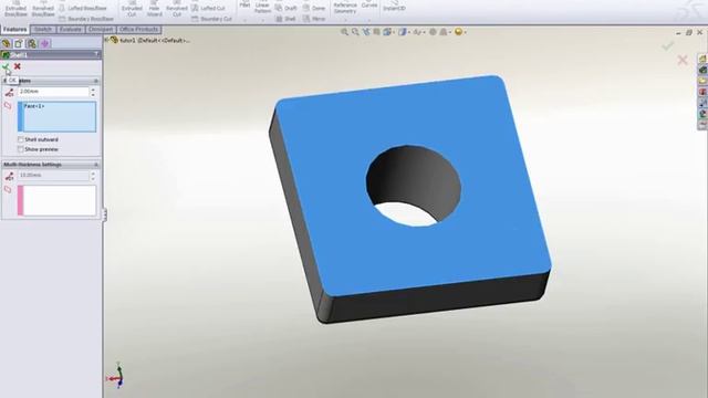 Lesson One Parts Getting Started SOLIDWORKS 6 смотреть онлайн