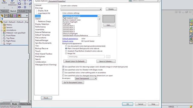 Cara Mengganti Background Solidworks смотреть онлайн