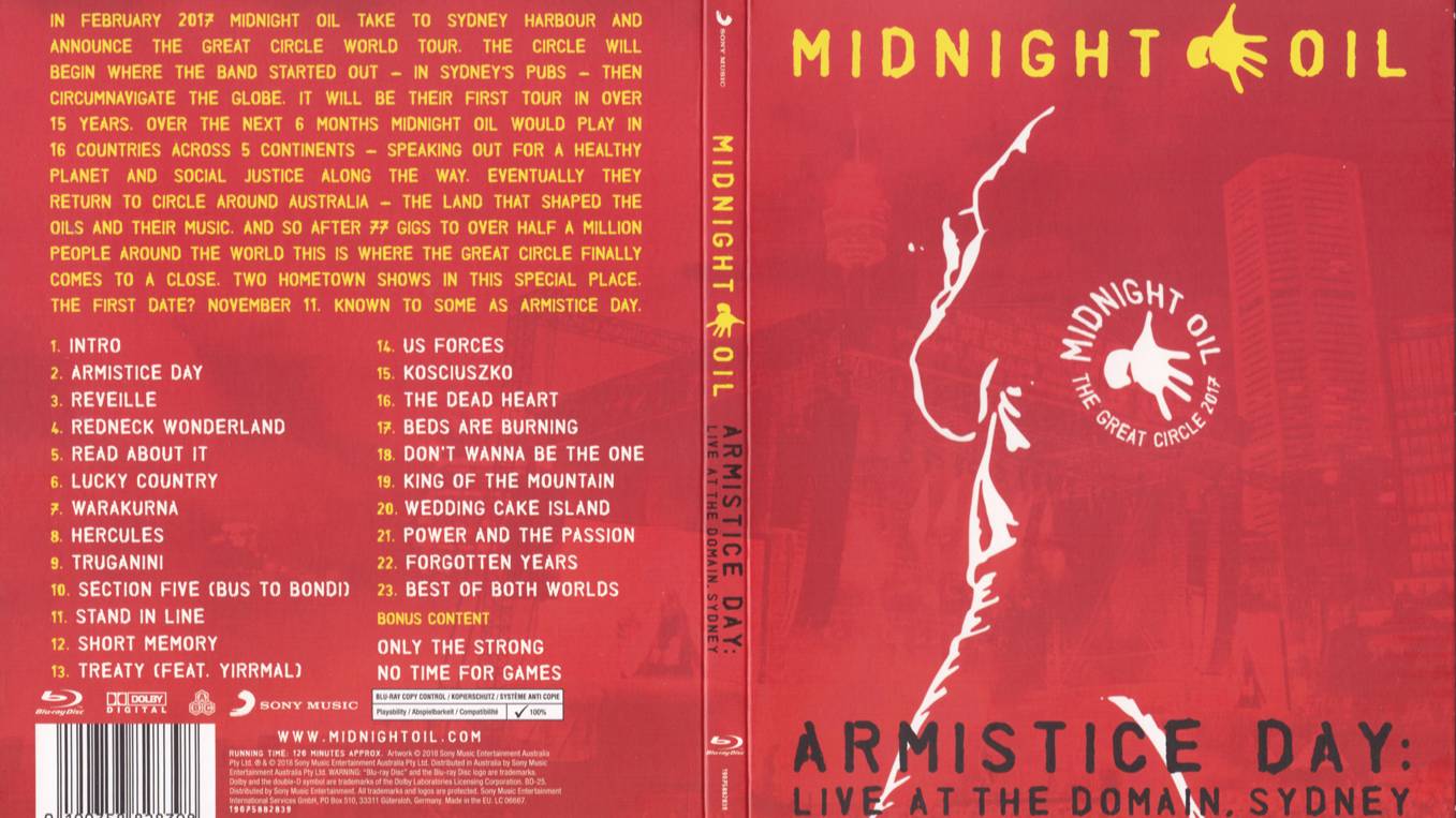Midnight Oil - Armistice Day (Live At The Domain, Sydney 2017) (2018) смотреть онлайн