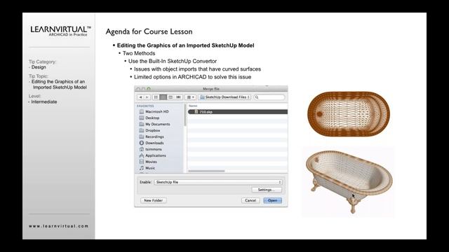 Editing the Graphics of a SketchUp Model Imported Into ARCHICAD смотреть онлайн