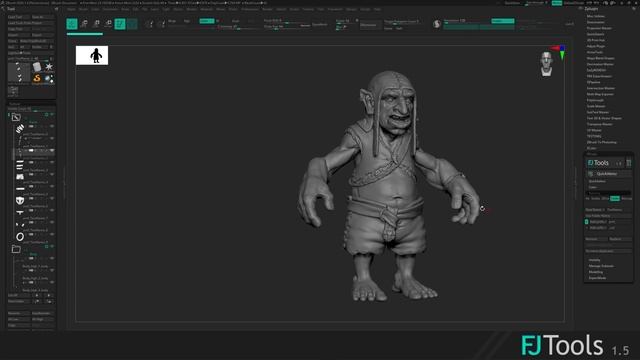 FJTools 1.5 ZBrush Plugin New Feature highlight смотреть онлайн