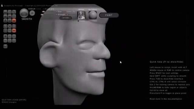 SCULPTRIS ZBRUSH CHARACTER MODELING (#3D, #SCULPTRIS, #PIXOLOGIC) смотреть онлайн