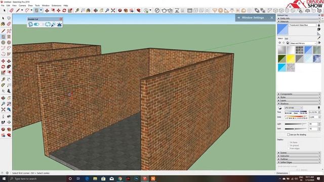 EASY OPENINGS IN SketchUp with Double Cut PlugIN смотреть онлайн